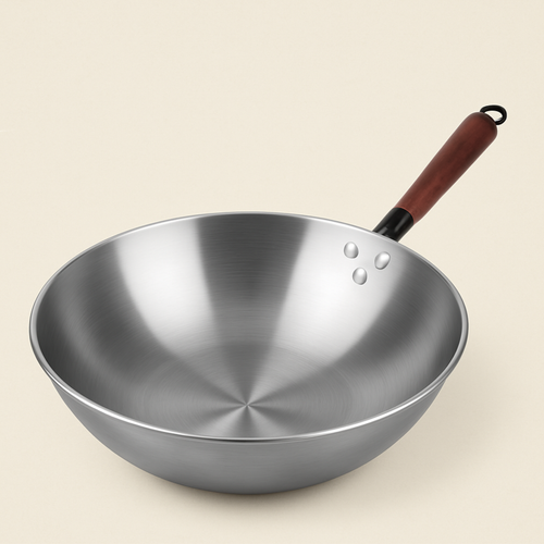 Le wok en inox